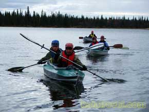kayak kayaking canoe canoeing paddle paddling tours tour holiday holidays saami village lovozero voronia river tundra polar kola peninsula russian lapland russia